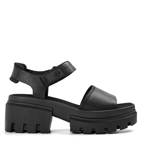 Timberland - Women's Everleigh Black Flatform Sandal
