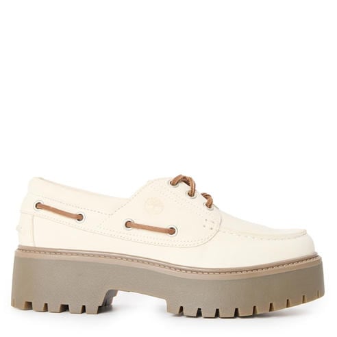 Timberland - Women's Stone Street Natural Nubu Boat Shoes