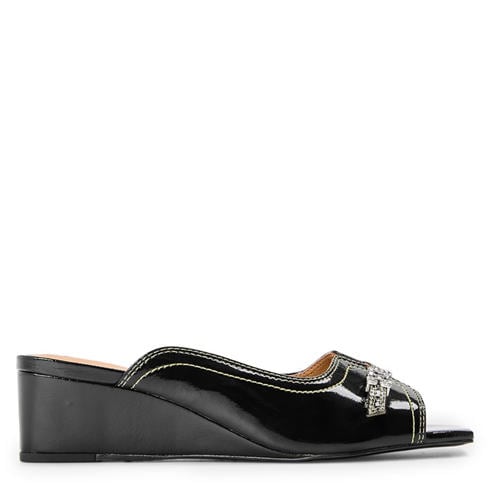 GANNI - Women's Wedge Ml Sand Heeled Mules