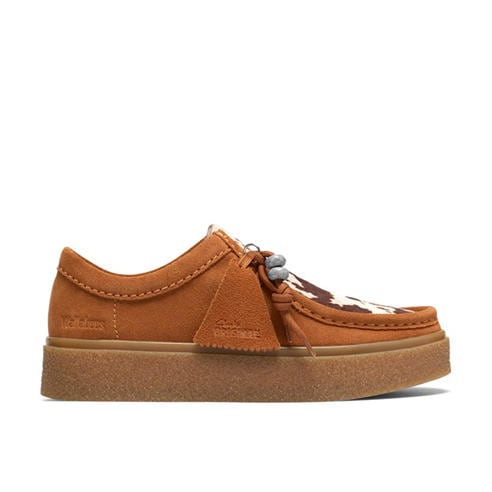 CLARKS ORIGINALS - Women's Boxbee Walla Suede Moc-Toe Shoes