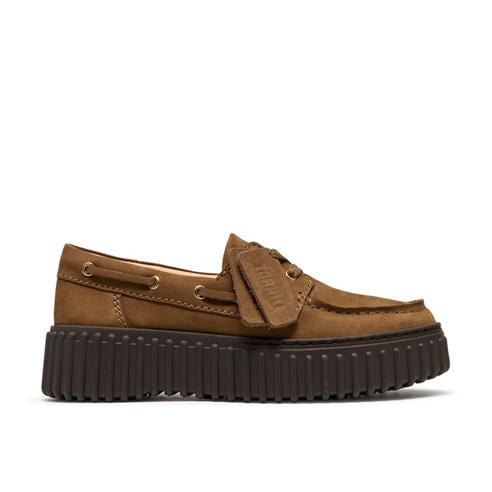 Clarks - Women's Torhill Leather Boat Shoes