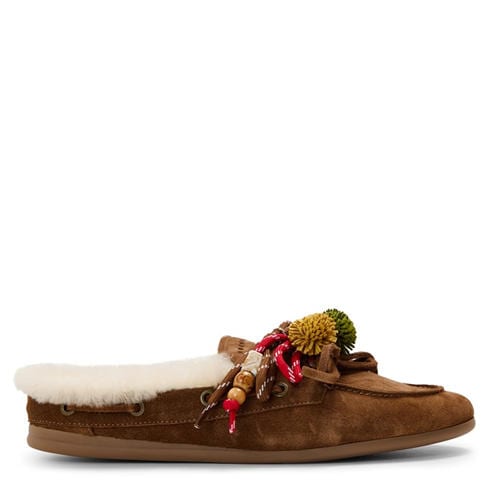 NOKWOL - Women's Coco Fur Flat Mules