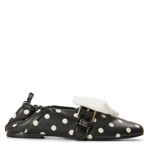 GANNI - Women's Balloon Printed Plain Ballet Pumps