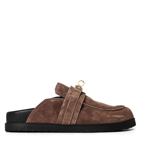 NOKWOL - Women's Tammy Suede Flat Mule