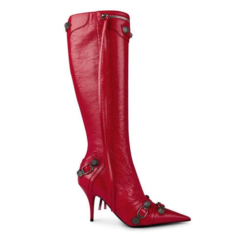 BALENCIAGA - Cagole Heeled Boots