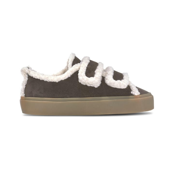 Inuikii Women's Brown Shrl Velcro Ld54 Size 4