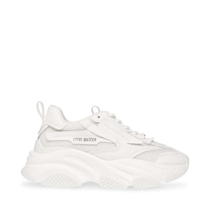 White - Steve Madden - Women's Possession Chunky Trainers