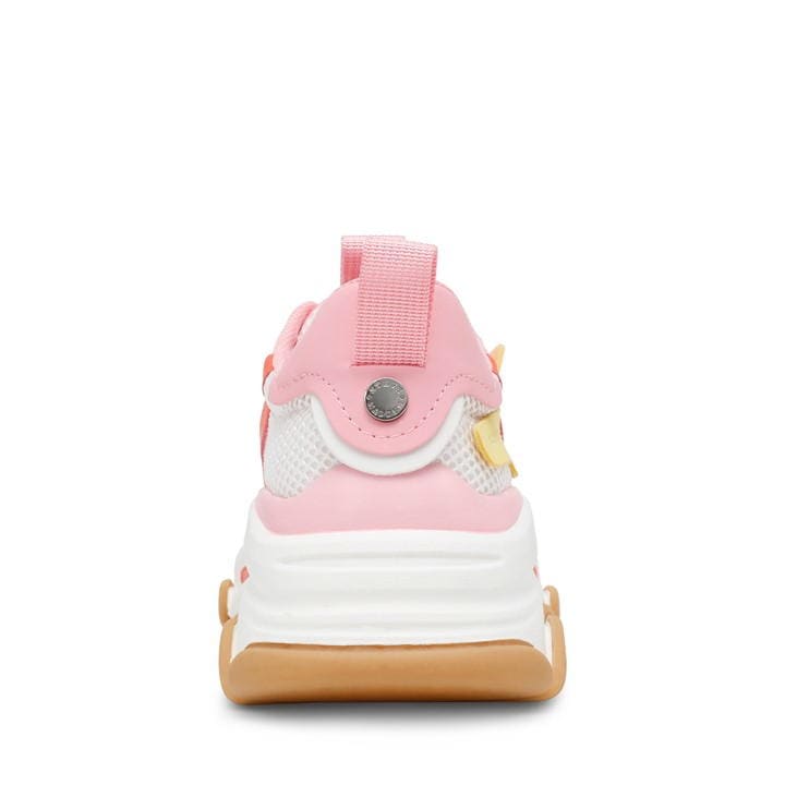 Pink/Yellow - Steve Madden - Women's Possession Chunky Trainers