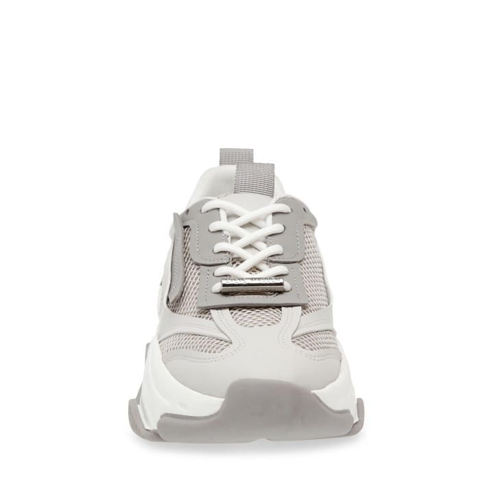 Grey/Grey - Steve Madden - Women's Possession Chunky Trainers