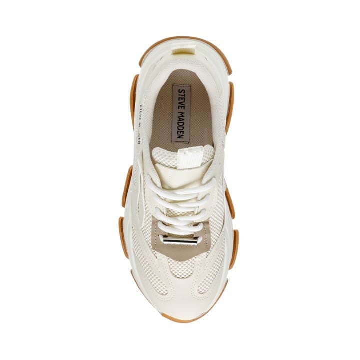 White/Gum - Steve Madden - Women's Possession Chunky Trainers