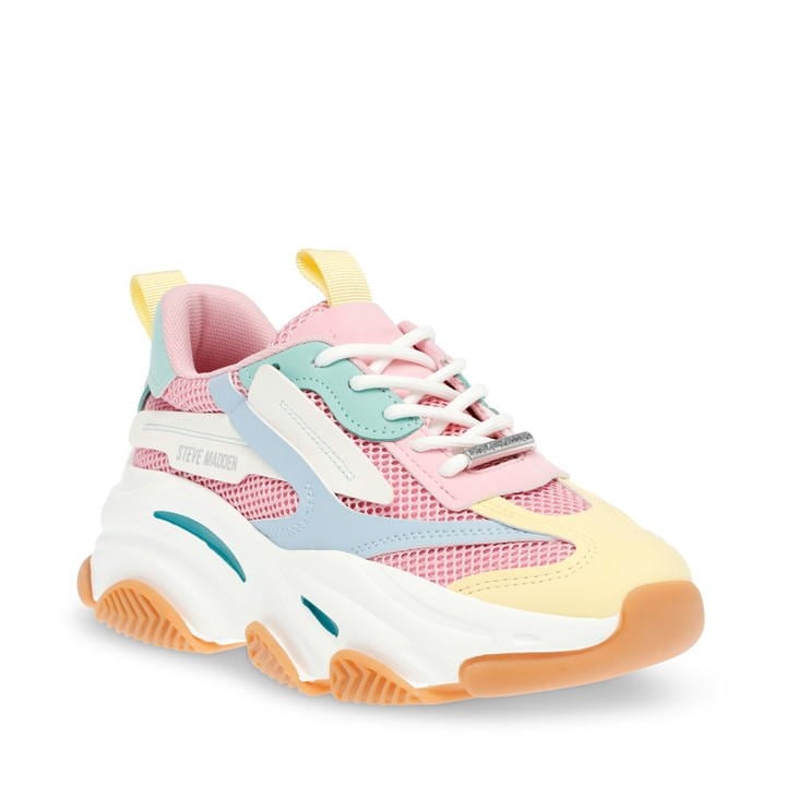Pastel Multi - Steve Madden - Women's Possession Chunky Trainers