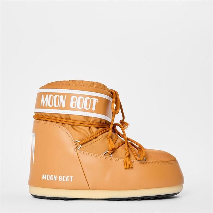 Black/White - MOON BOOT - Mens Icon Low Boots