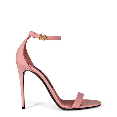 DOLCE AND GABBANA - Leather Strappy Sandals