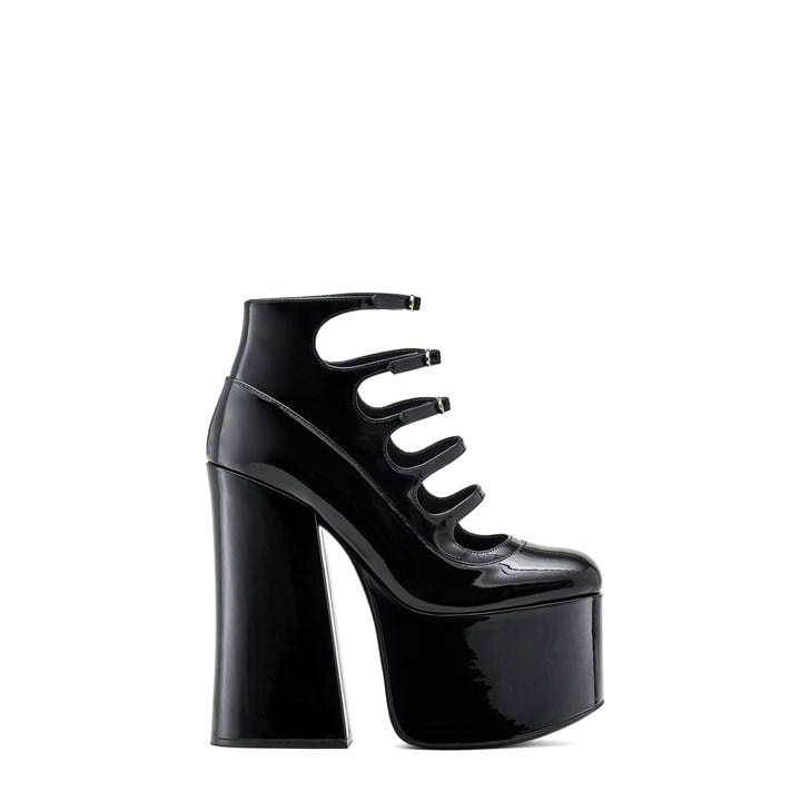 Marc Jacobs Patent Leather Kiki Ankle Boots In White