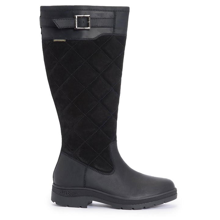 Barbour Oak Waterproof Rain Boot In Black