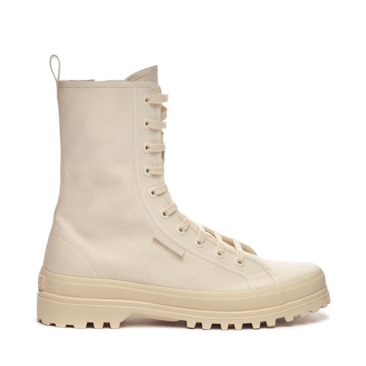 Superga Women's Beige 2641 Alpina High Boots Size 3.5