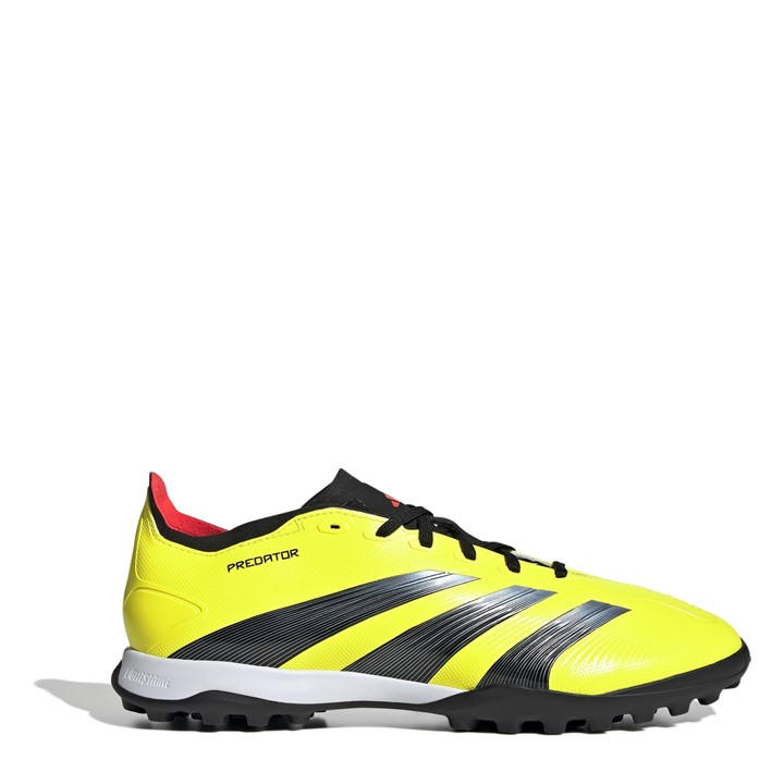 Yellow/Blk/Red - adidas - Predator 24 League Low Turf Football Boots