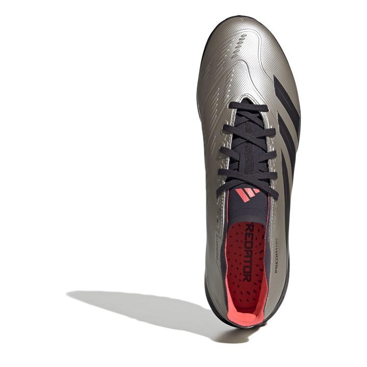 Silver/Black - adidas - Predator League Astro Turf Football Boots