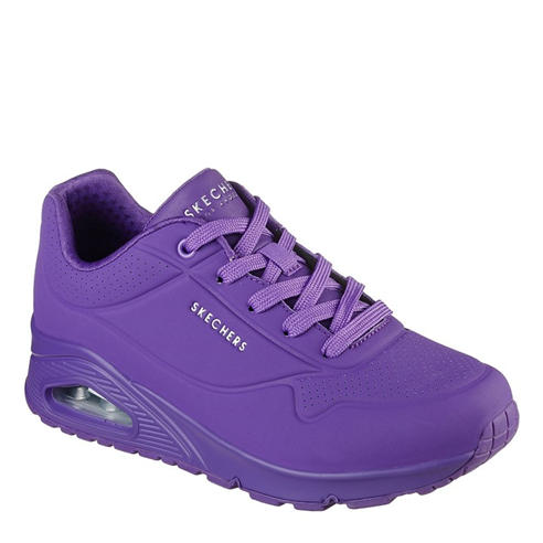 Skechers - Durabuck Lace Up Sneaker Low-Top Trainers Womens