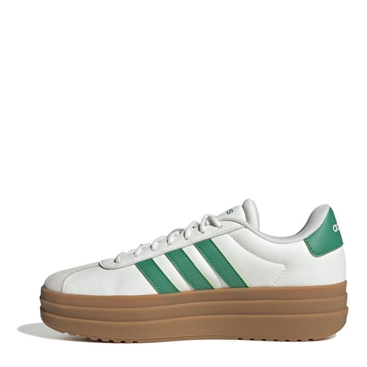 Wht/Green/Gum - adidas - VL Court Bold Women's Trainers