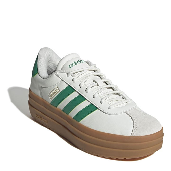 Wht/Green/Gum - adidas - VL Court Bold Women's Trainers
