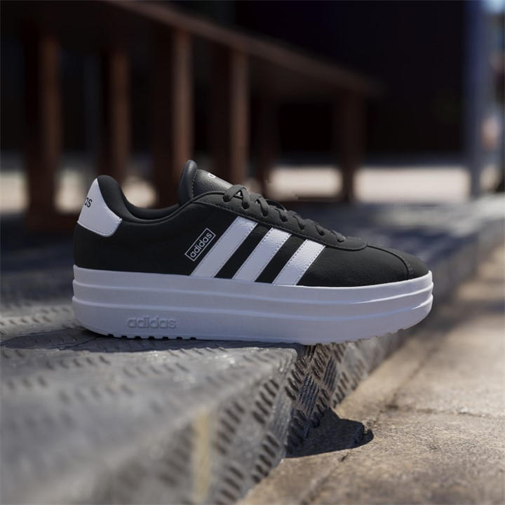 Black/White - adidas - VL Court Bold Women's Trainers