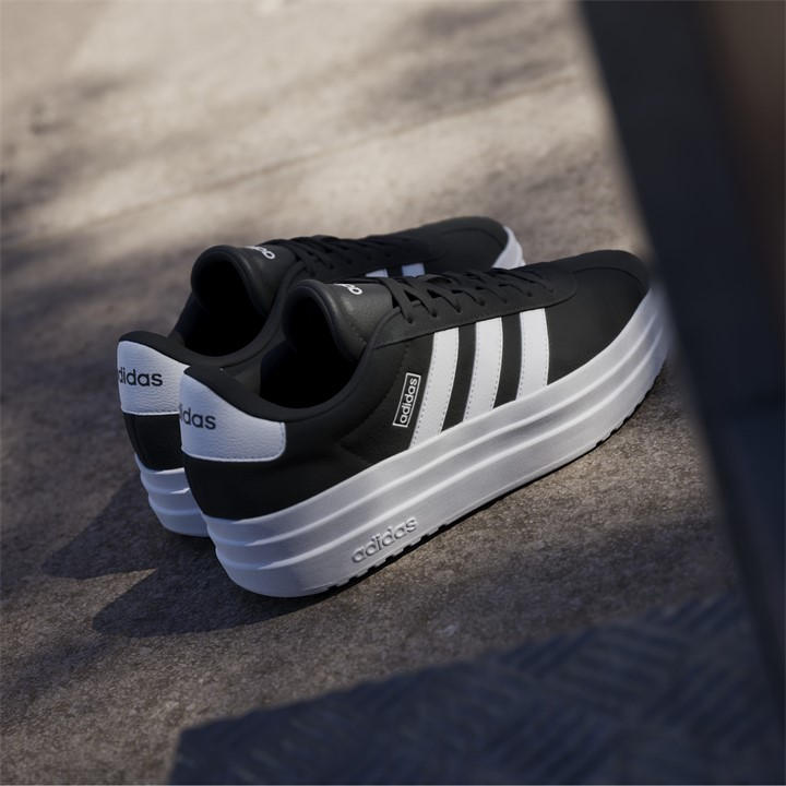 Black/White - adidas - VL Court Bold Women's Trainers