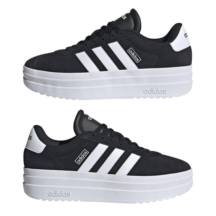 Black/White - adidas - VL Court Bold Women's Trainers