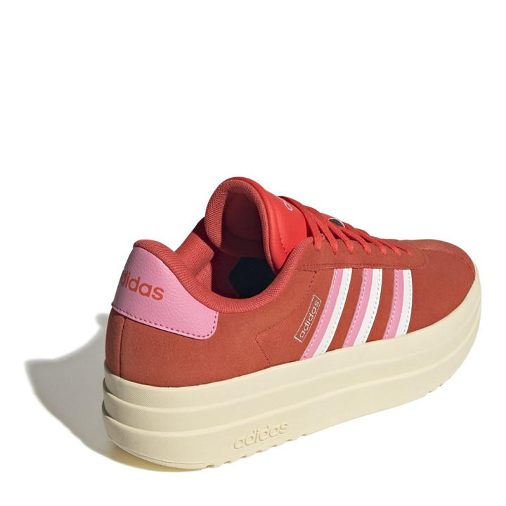 Red/Pink/White - adidas - VL Court Bold Women's Trainers