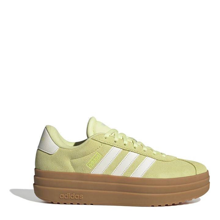 Yellow/Wht/Gum - adidas - VL Court Bold Women's Trainers