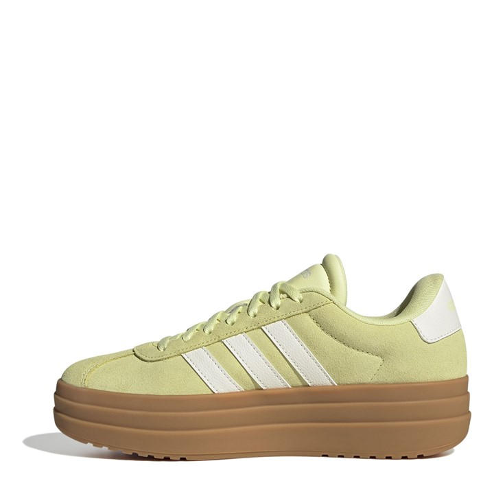 Yellow/Wht/Gum - adidas - VL Court Bold Women's Trainers