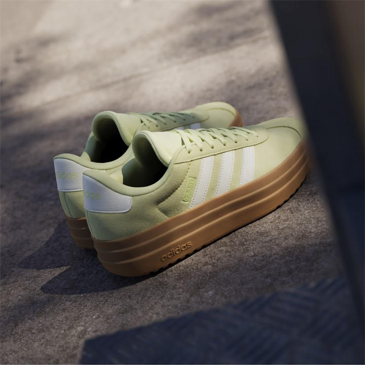 Yellow/Wht/Gum - adidas - VL Court Bold Women's Trainers