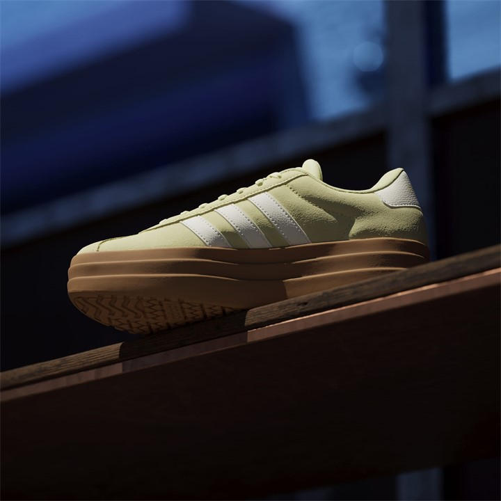 Yellow/Wht/Gum - adidas - VL Court Bold Women's Trainers