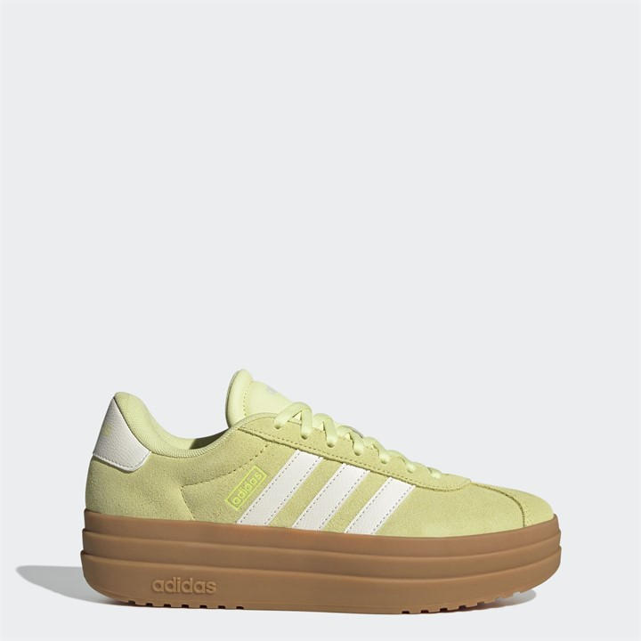 Yellow/Wht/Gum - adidas - VL Court Bold Women's Trainers