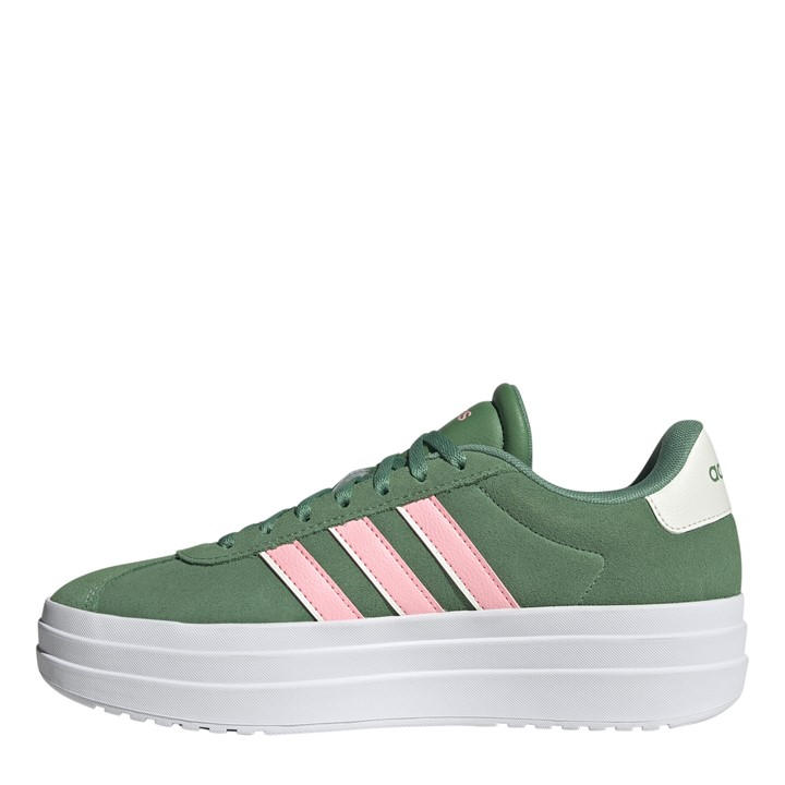 Green/Pink - adidas - VL Court Bold Women's Trainers