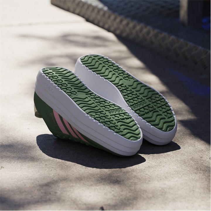 Green/Pink - adidas - VL Court Bold Women's Trainers