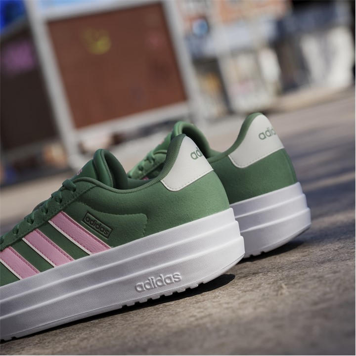 Green/Pink - adidas - VL Court Bold Women's Trainers