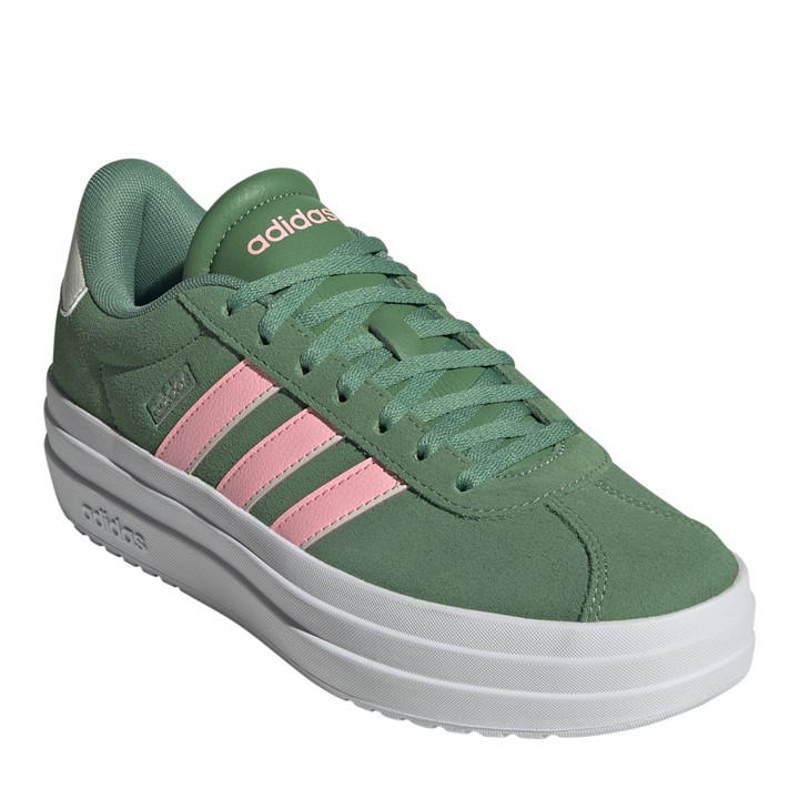Green/Pink - adidas - VL Court Bold Women's Trainers