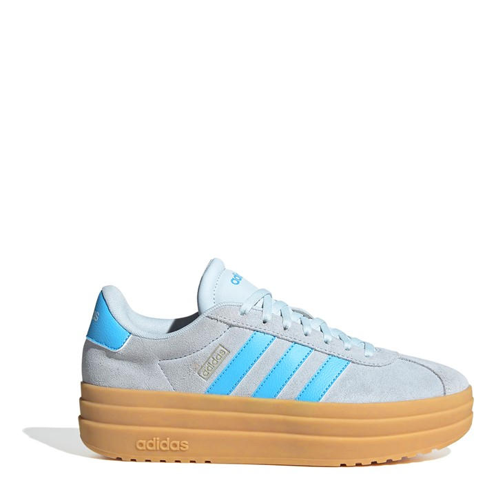 Adidas Women's Blue Vl Court Bold Trainers Size 6.5
