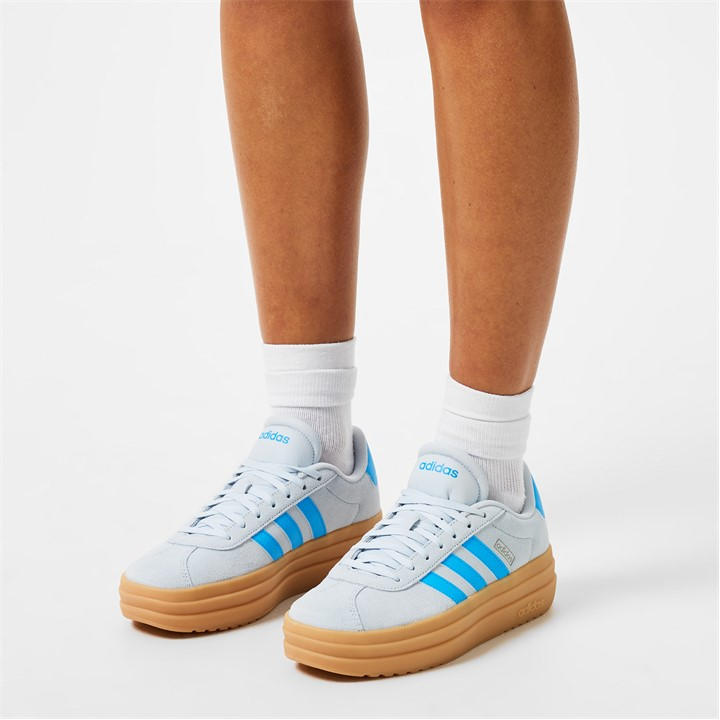 Halo Blue/Gum - adidas - VL Court Bold Women's Trainers