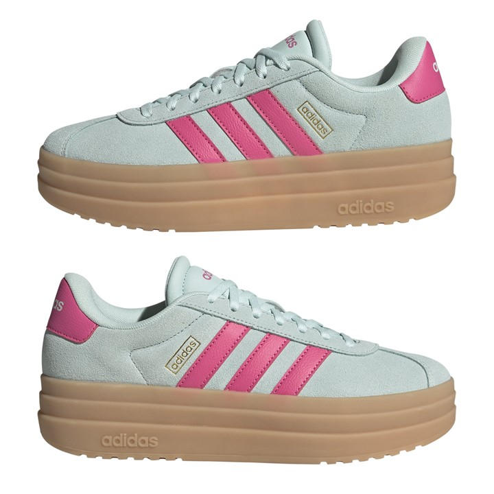 Mint/Pink/Gum - adidas - VL Court Bold Women's Trainers