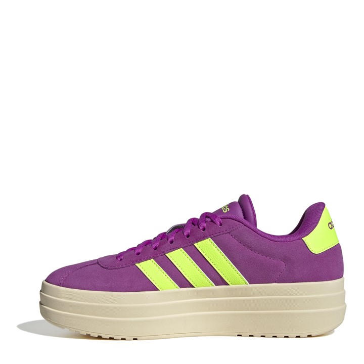 Purple/Lime - adidas - VL Court Bold Women's Trainers