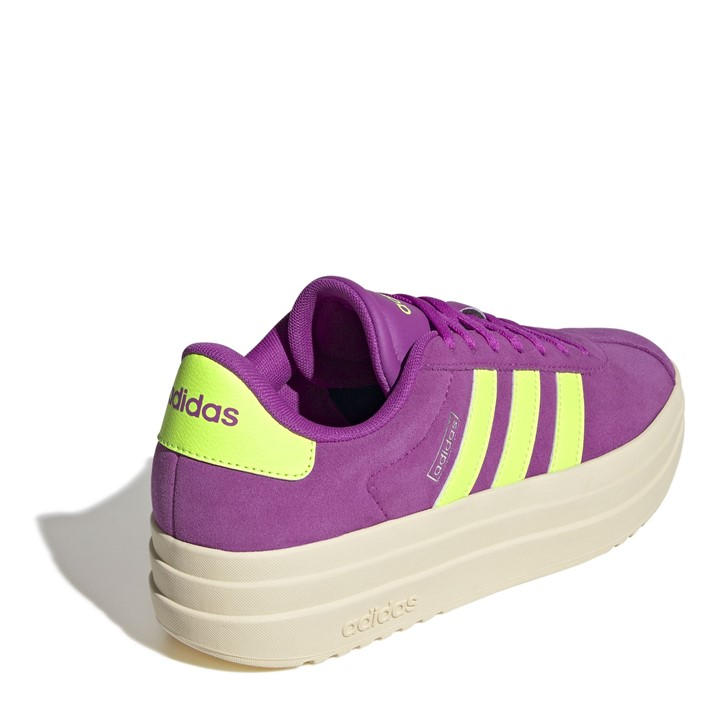 Purple/Lime - adidas - VL Court Bold Women's Trainers
