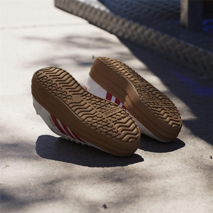 White/Red/Gum - adidas - VL Court Bold Women's Trainers