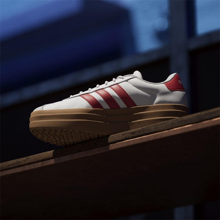 White/Red/Gum - adidas - VL Court Bold Women's Trainers
