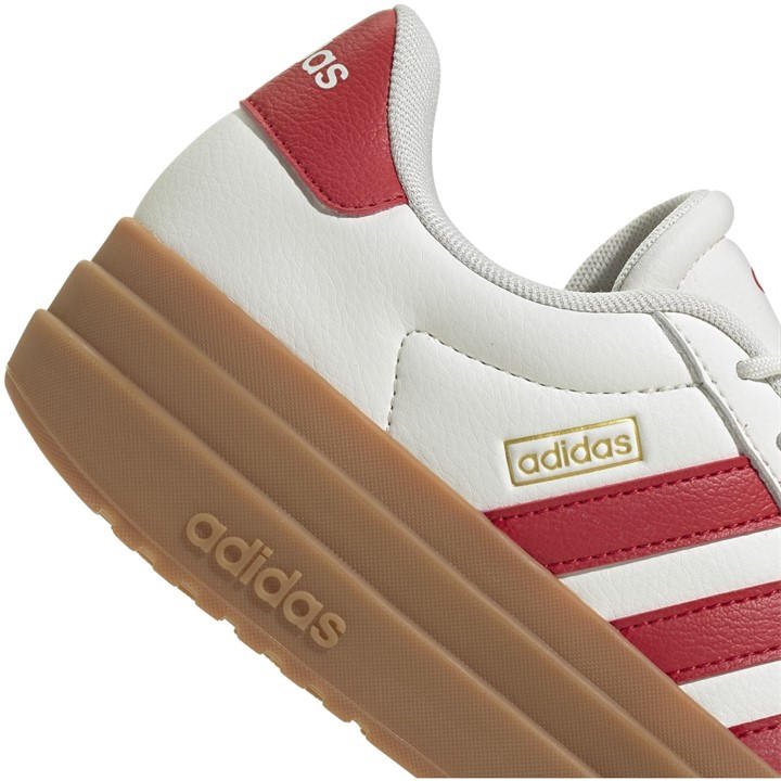 White/Red/Gum - adidas - VL Court Bold Women's Trainers