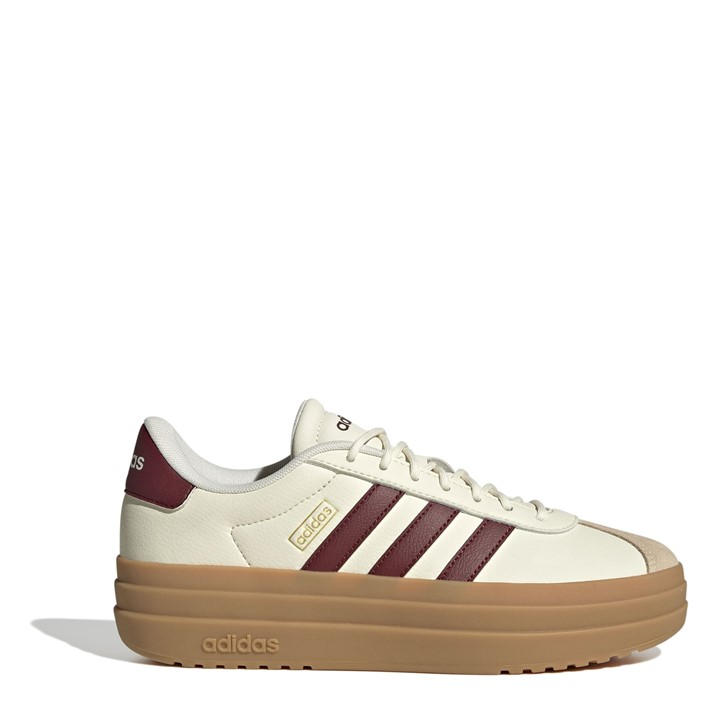 Wht/Burg/Gum - adidas - VL Court Bold Women's Trainers