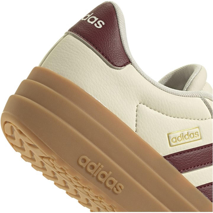 Wht/Burg/Gum - adidas - VL Court Bold Women's Trainers