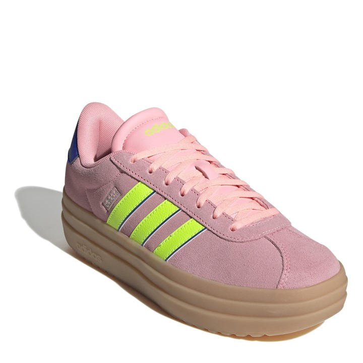 Pink/Green - adidas - VL Court Bold Women's Trainers