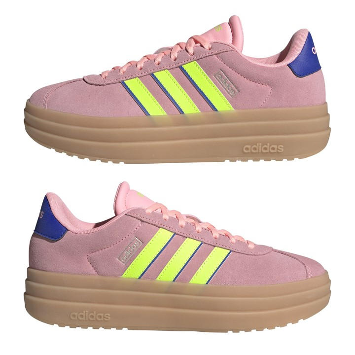 Pink/Green - adidas - VL Court Bold Women's Trainers